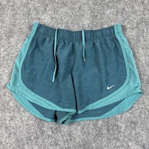 Nike Dri-FIT Shorts Medium Teal Green Athletic‎  Running Gym Workout Women's